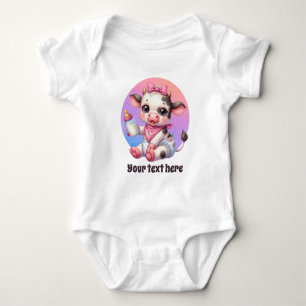 Body Cute animal personnalisable ferme vaches filles