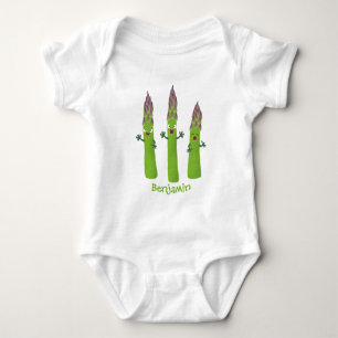 Body Cute asperges chantant un trio végétal dessin anim
