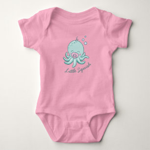 Body Cute Baby shower Octopus Kawaii fille rose