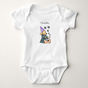 Body Cute Baby Unisex Blue Elegant Funny Dog Ajouter un