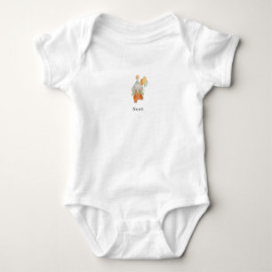 Body Cute Birthday Elephant With Balloons Romper