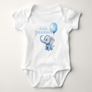 Body Cute Blue Little Peanut Elephant Baby Bodysuit