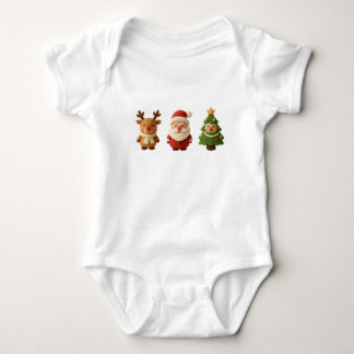Body Cute Christmas Characters Baby Bodysuit – Reindeer