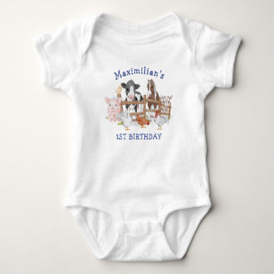 Body Cute Country Farm Animaux 1er anniversaire