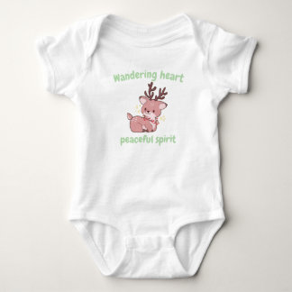 Body Cute Deer Baby Bodysuit–Soft & Sweet Forest Style