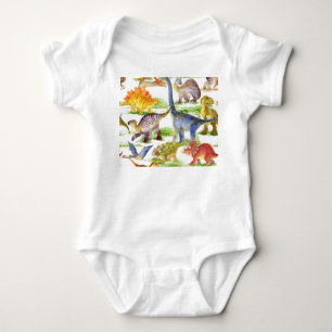 Body Cute Dinosaures Aquarelle Art sans fil