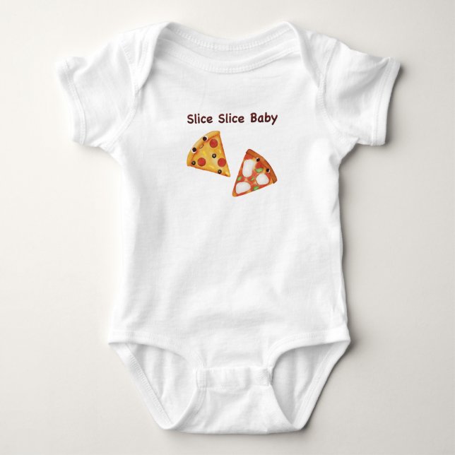 Body Cute Fast Food Pizza - Kawaii Junk Food Faces (Devant)