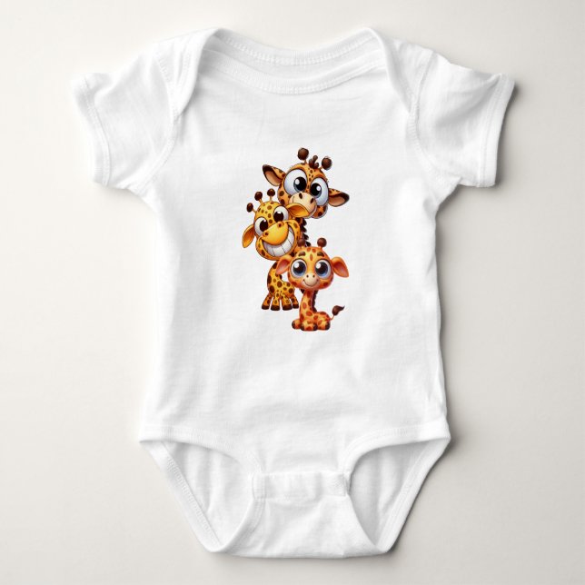 Body Cute Funny Giraffe (Devant)