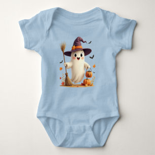Body Cute Ghost Halloween Baby Bodysuit