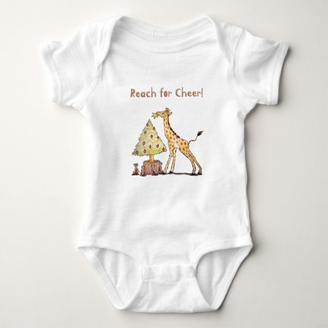 Body  Cute Giraffe Christmas – Hand-Drawn Art (Devant)