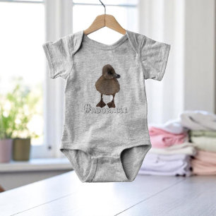 Body Cute Grey Duckling Photo Texte Personnalisé
