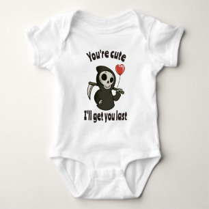 Body Cute Grim Reaper avec coeur romantique