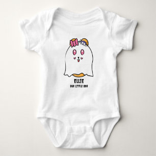 Body Cute Halloween Little Boo Girl Ghost Nom personnal