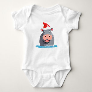 Body Cute HIPPO Safari Père Noël Costume de Noël Squad