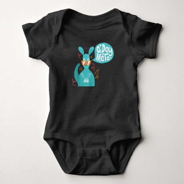 Body Cute Kangaroo GDay Mate | Cadeau Tee Pour Australi (Devant)