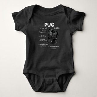Body Cute Kawaii Carlin noir cadeau chien pour animaux