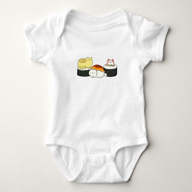 Body Cute Kawaii Cat-lifornia Sushi Roll (Devant)