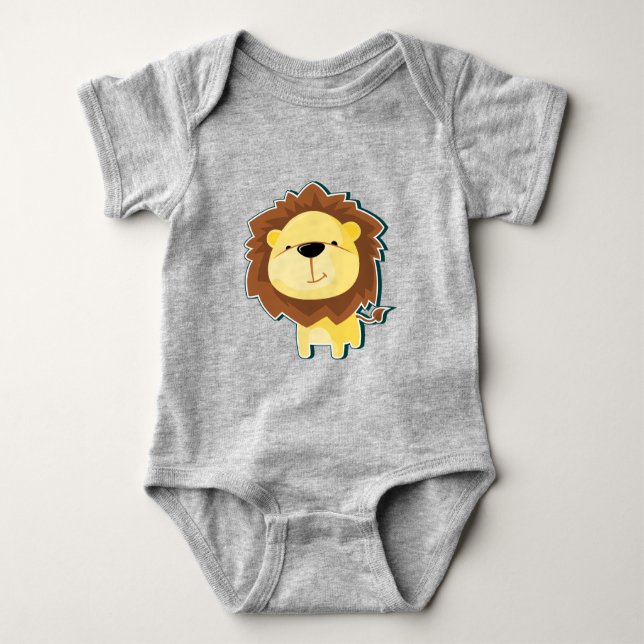 Body Cute Lion Illustration (Devant)