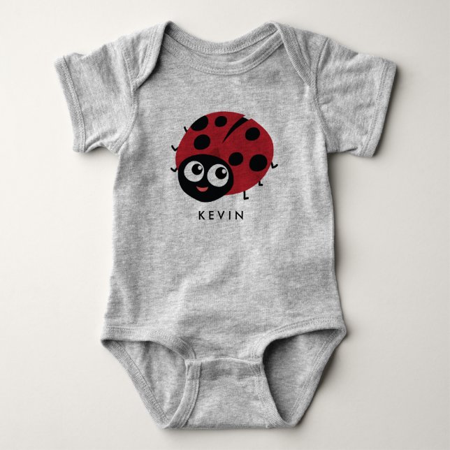 Body Cute Little red ladybug Personnalisé (Devant)