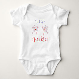 Body Cute Little Sparkler Coeur Rouge Blanc Bleu