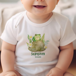 Body Cute Little Watercolor Frog Personnalisé