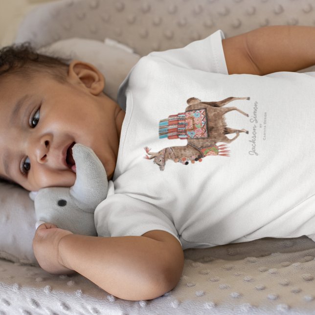 Body Cute Llama Animal | Baby Boy | Bodysuit (Créateur téléchargé)