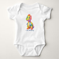 Cute Magique Rainbow Dinosaur Bonne fête d'anniver