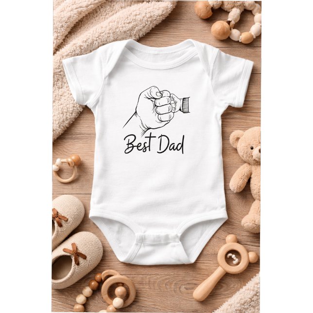 Body Cute Modern Best Dad  (Créateur téléchargé)