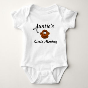 Body Cute Monkey Auntie Newborn Niece Nephew