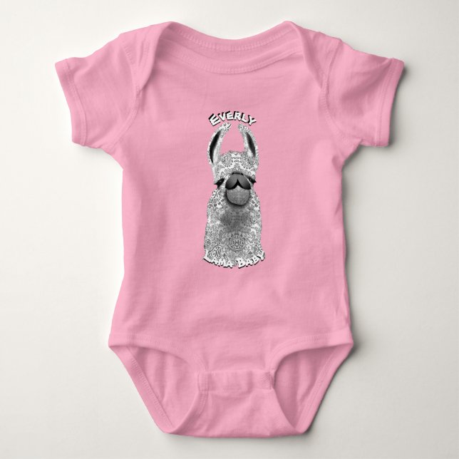 Body Cute Motif Whimsical tendance Llama (Devant)