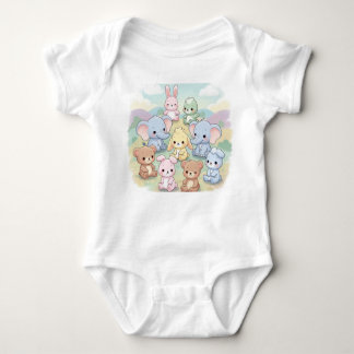 Body Cute Pastel Nursery Collection d'animaux