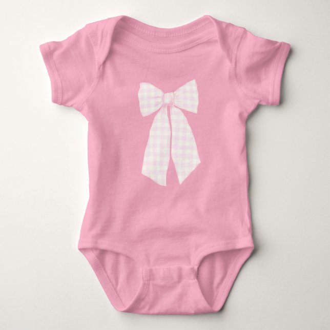 Body Cute Pastel Ruban Bow rose (Devant)