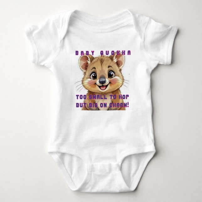 Body Cute Quokka Baby Bodysuit  (Devant)