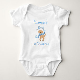 Body Cute Reindeer 1er Noël Baby Bodysuit