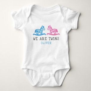 Body Cute Rocking Horse Twins Garçon Nom de la fille