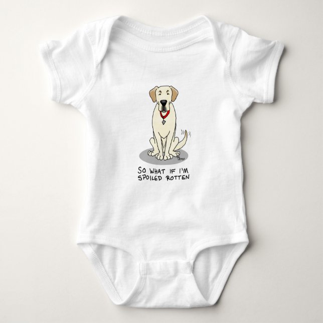 Body Cute Spoten Rotten Jaune Labrador Retriever Chien (Devant)