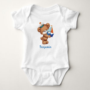 Body Cute Teddy Bear Little Sailor Personnalisé