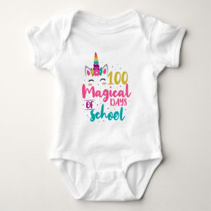 Body Cute Unicorn 100 Jours Magiques De L'École
