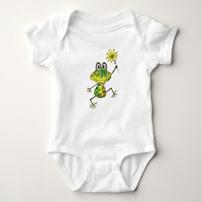 Body Cute Whimsical Happy Frog (Devant)