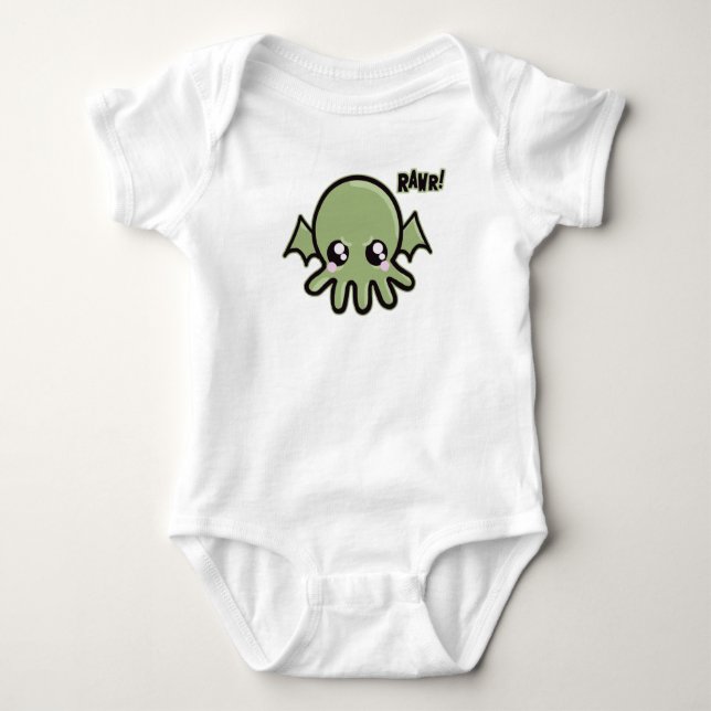 Body Cutie Cthulhu Bodysuit bébé / romper (Devant)