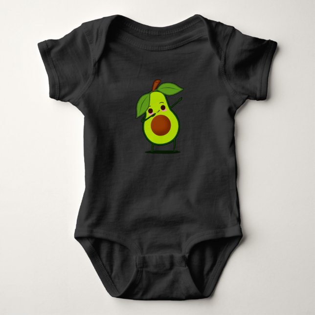 Body Dabbing Green Avocado Dab Funny Dancing Fruits (Devant)