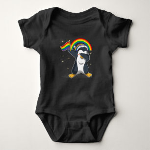 Body Dabbing Penguin Rainbow LGBT