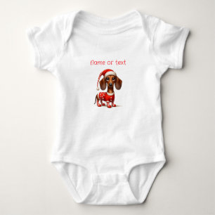 Body Dachshund de Noël fantastique