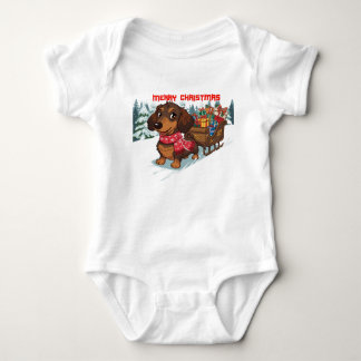Body Dachshund Sleigh Ride – Cute Wiener Dog Christmas