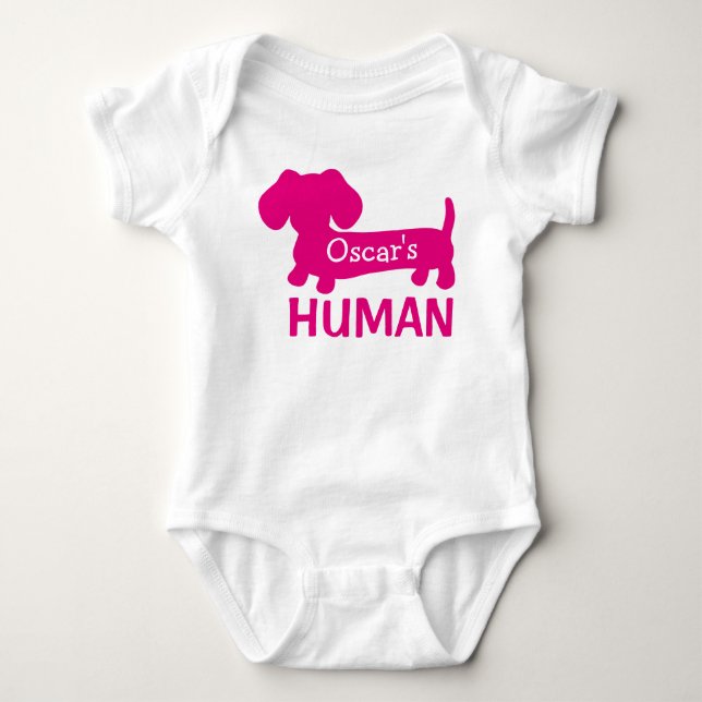 Body Dachshund's Best Human Personnalisé (Devant)