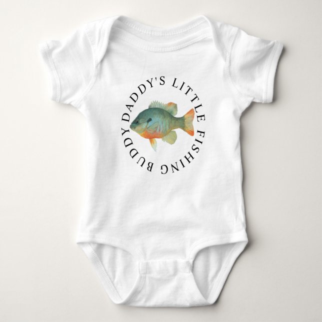 Body Daddy Little Fishing Buddy Baby Bodysuit (Devant)