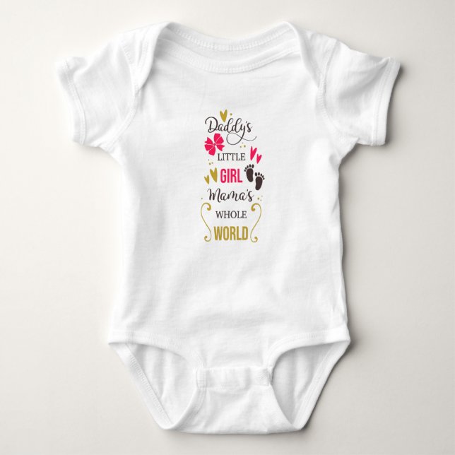 Body Daddy Typographie Pink Girly Baby Glam (Devant)