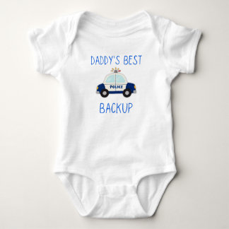 Body Daddy's Best Back Up, Police Car Lover Gift,