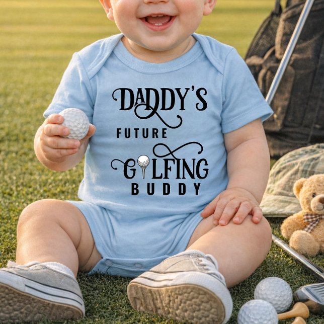 Body Daddy's Future Golfing Buddy Baby Bodysuit (Créateur téléchargé)