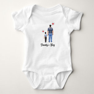 Body Daddys Little Prince Boy Fête des pères Amour